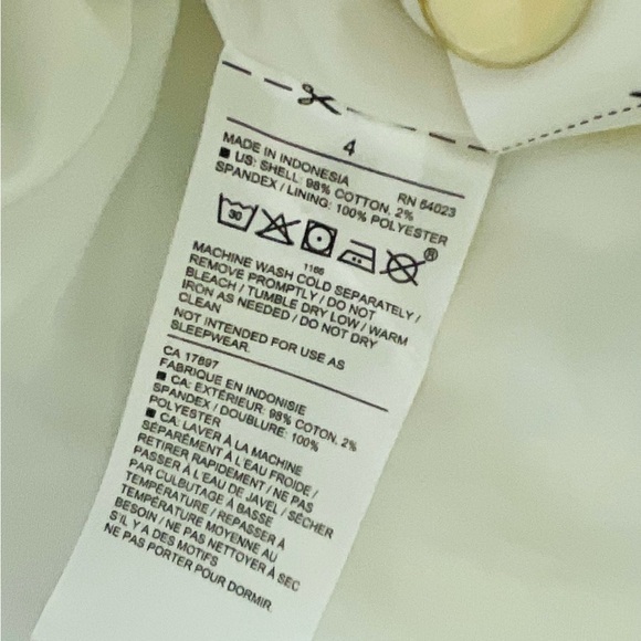 Janie and Jack Floral Sateen Peplum Jacket White Floral Size 4 Girls Spring NEW - Picture 8 of 8